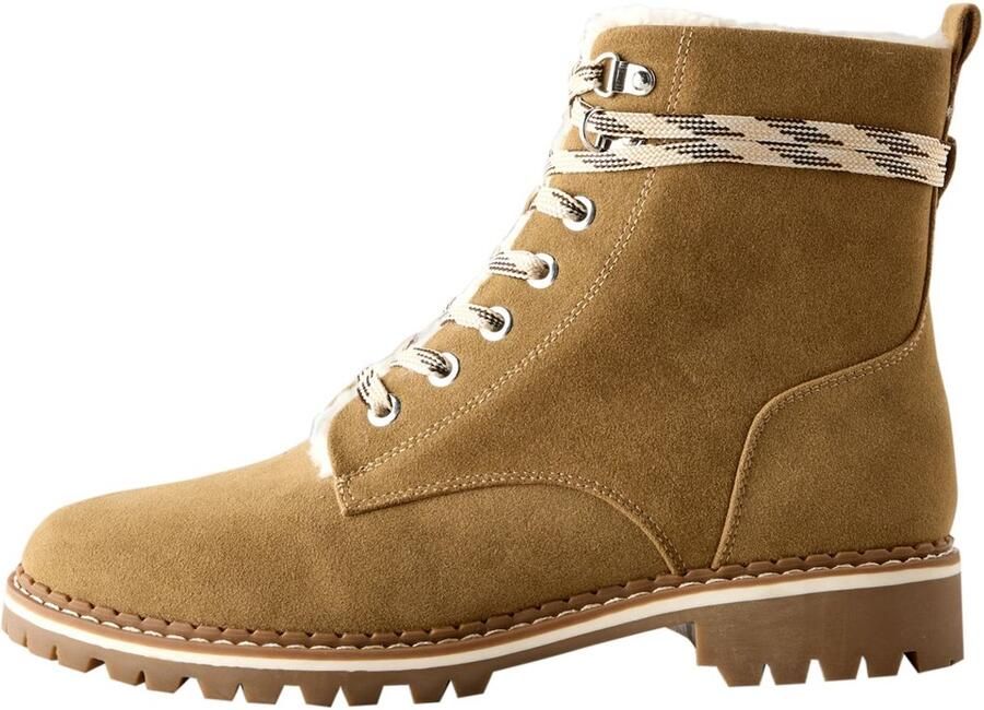 Next Dames Forever Comfort veterlaarzen met voering van imitatiebont Bruin