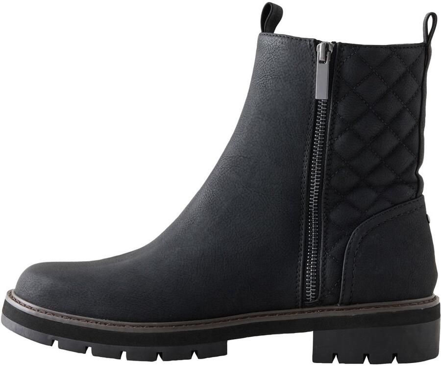 Next Dames Forever Comfort zwarte casual Chelsea-laarzen met rits Zwart