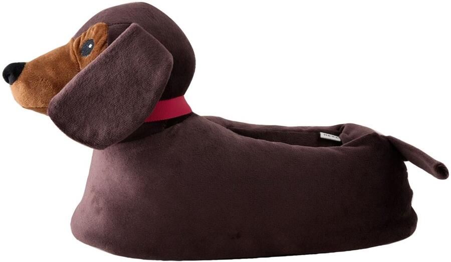 Next Huisschoenen 'Dackel' chocoladebruin