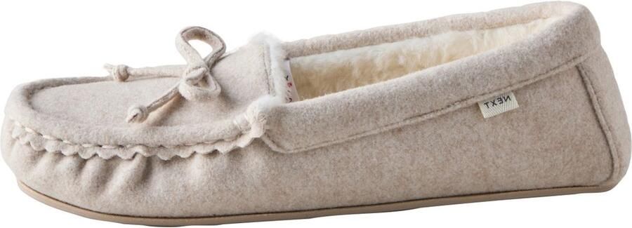 Next Dames Moccasinpantoffels Huidkleur