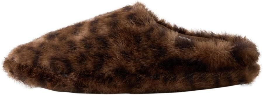 Next Dames Muiltjes van imitatiebont Dierenprint