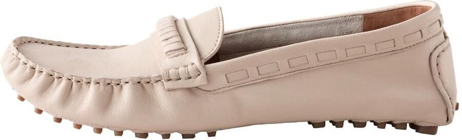 Next Dames N. Premium moccassins met stiksels Wit