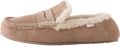 Next Dames Suède moccasinpantoffels Bruin - Taupe