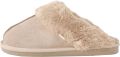 Next Dames Suède pantoffelmuiltjes met imitatiesuèdevoering Crème - Beige