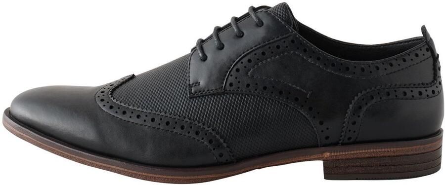 Next Heren Brogues met vleugelkap Zwart
