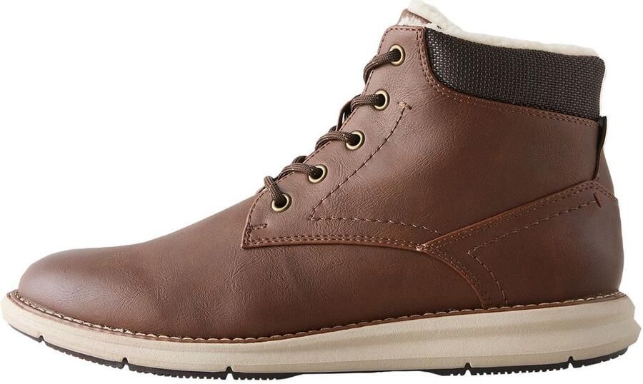 Next Heren Casual laarzen met borgvoering Bruin