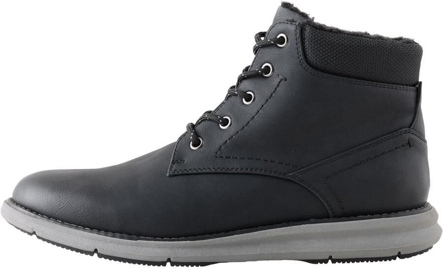 Next Heren Casual laarzen met borgvoering Zwart