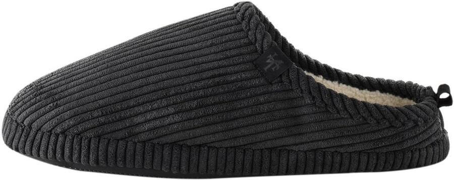 Next Heren Corduroy muilpantoffels Grijs