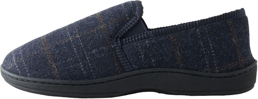 Next Heren Geruite pantoffels Blauw