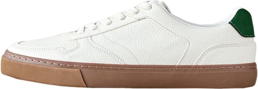 Next Heren Lage sportschoenen Crème