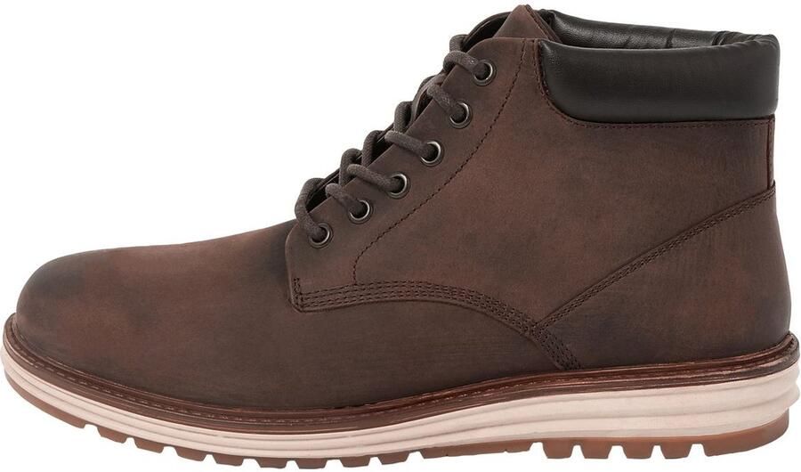 Next Heren Leren hoge schoenen Bruin