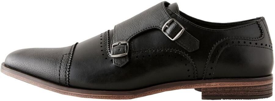 Next Heren Monnikschoenen met dubbele gesp en neusstuk Zwart