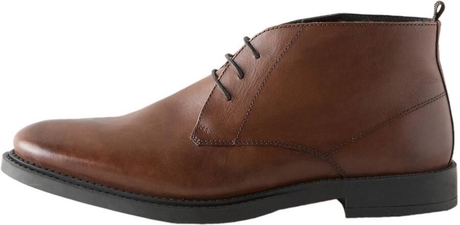 Next Heren Nette leren Chukka-laarzen Bruin