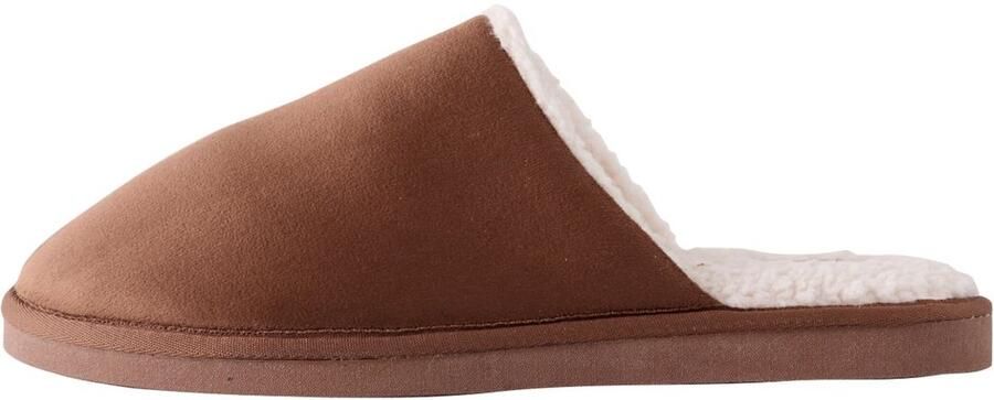 Next Heren Pantoffelmuiltjes van microsuède Bruin