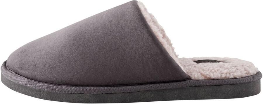 Next Heren Pantoffelmuiltjes van microsuède Grijs