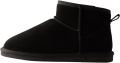 Next Heren Signature suède pantoffellaarzen Zwart - Zwart