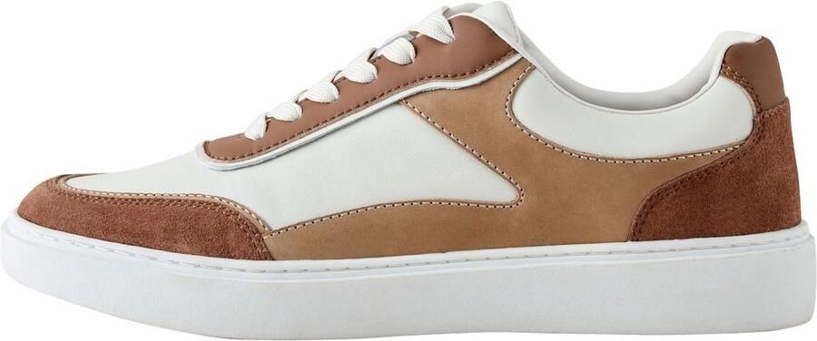 Next Sneakers laag 'Smart' camel bruin wit