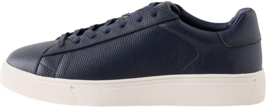Next Heren Smart-casual sneakers met brede pasvorm Blauw