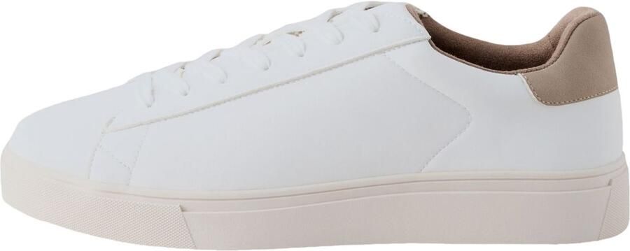 Next Heren Smart-casual sneakers met brede pasvorm Wit