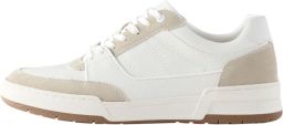 Next Heren Smart-casual sneakers met suède rand Naturel