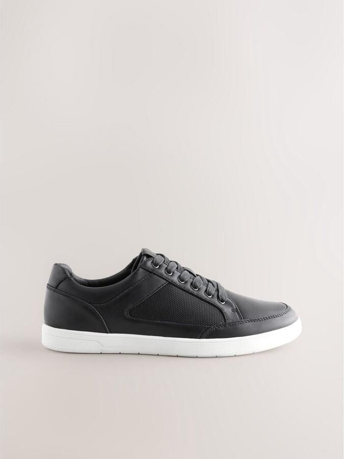Next Heren Smart-casual sneakers Zwart