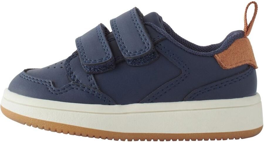 Next Jongens Baby's eerste loopschoentjes van leer met klittenbandsluiting Blauw