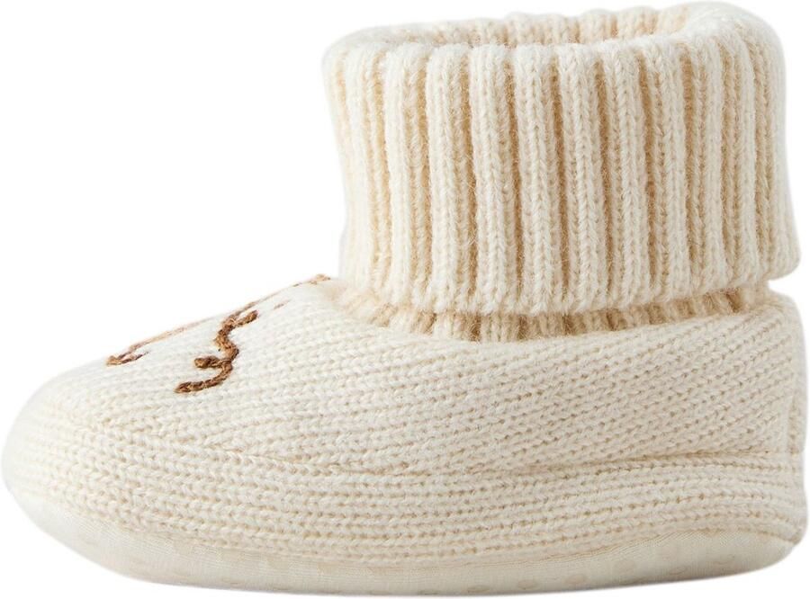 Next Jongens Babysoklaarzen Crème