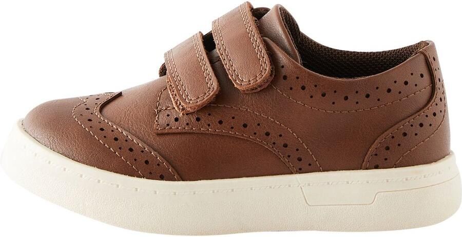 Next Jongens Brogues met klittenbandsluiting Bruin