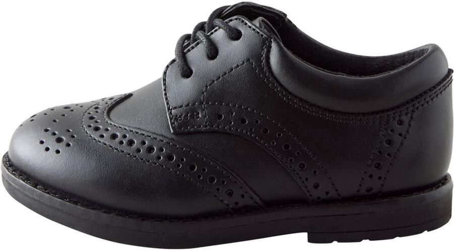 Next Jongens Brogues met veters en brede pasvorm (G) Zwart