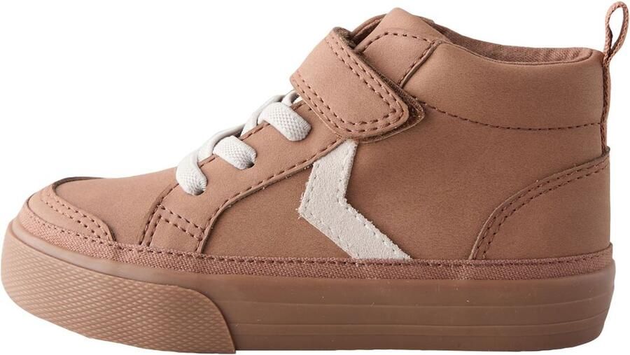 Next Jongens Laarzen met klittenbandsluiting visgraatmotief en elastische veters Bruin
