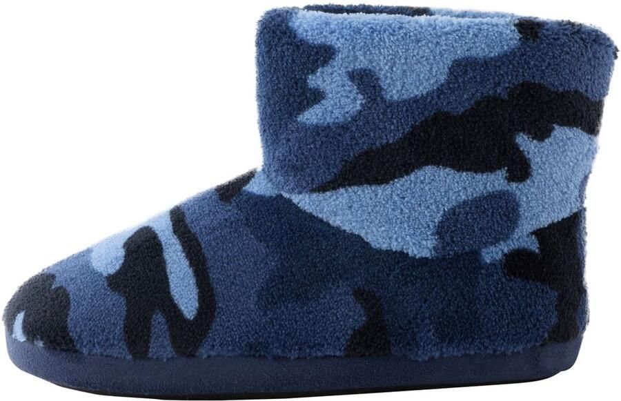 Next Jongens Fleece pantoffellaarzen Blauw