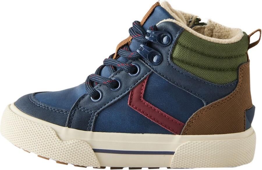 Next Jongens Hoge laarzen met vetersluiting Blauw