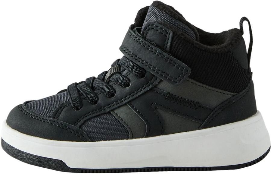 Next Jongens Hoge sneakers met elastische veters en klittenbandsluiting Zwart