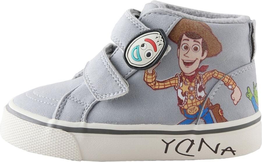 Next Jongens Hoge Toy Story sneakers met klittenbandsluiting Grijs