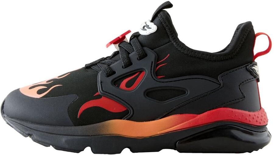 Next Jongens Hot Wheels sneakers met elastische veters Zwart