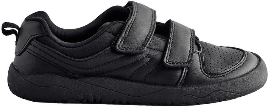 Next Jongens Leren Barefoot-schoolschoenen met 2 klittenbandsluitingen Zwart