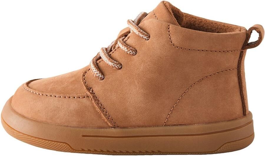 Next Jongens Leren barefoot veterlaarzen Bruin