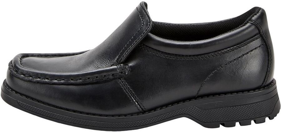 Next Jongens Leren schoolloafers Zwart