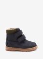Next Jongens Leren thermische Thinsulate-gevoerde werklaarzen met klittenbandsluiting Blauw - Navy