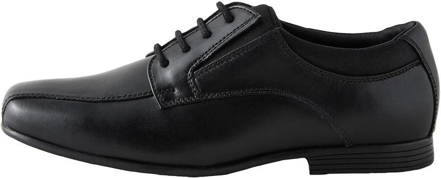 Next Jongens Leren vetersschoenen voor school Zwart