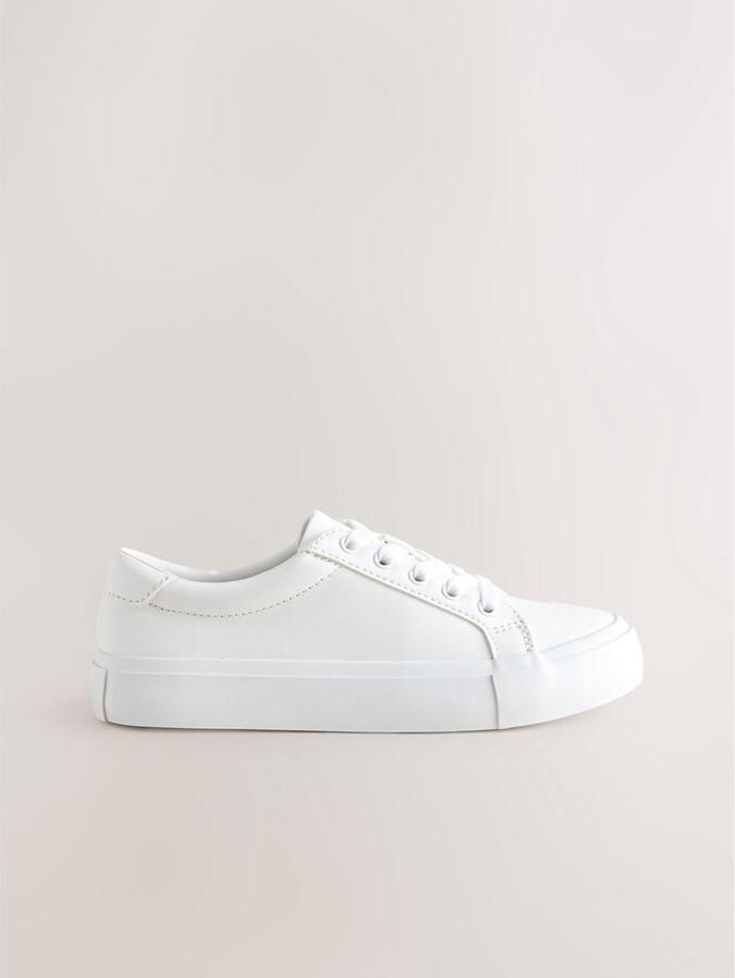 Next Jongens Nette sneakers met veters Wit