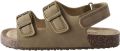 Next Jongens Sandalen met verzacht voetbed dubbele gesp en brede pasvorm (G) Naturel - Beige