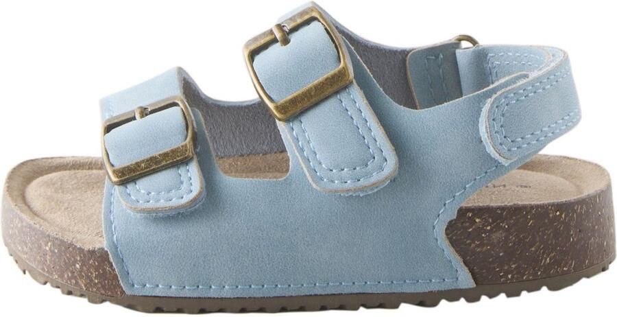Next Jongens Sandalen met verzacht voetbed en twee gespbandjes Blauw