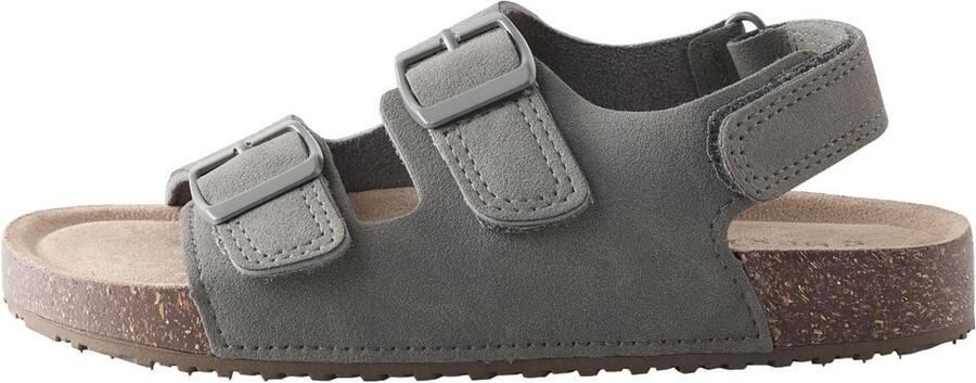 Next Jongens Sandalen met verzacht voetbed en twee gespbandjes Grijs