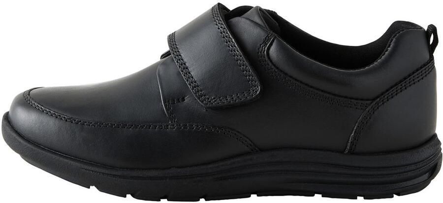 Next Jongens Schoolschoenen met 1 klittenbandsluiting extra brede pasvorm (H) Zwart