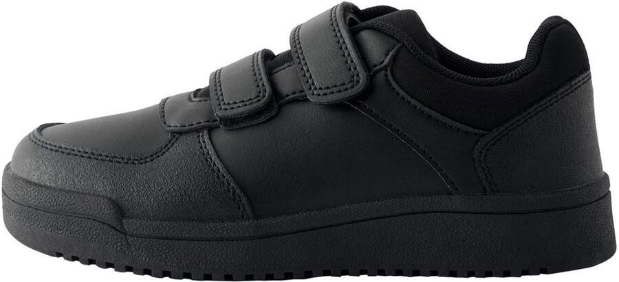 Next Jongens Schoolschoenen met 3 bandjes klittenbandsluiting en extra brede pasvorm (H) Zwart