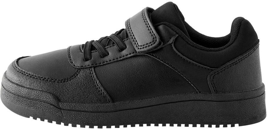 Next Jongens Schoolsneakers met elastische veters en 1 klittenbandsluiting en brede pasvorm (G) Zwart