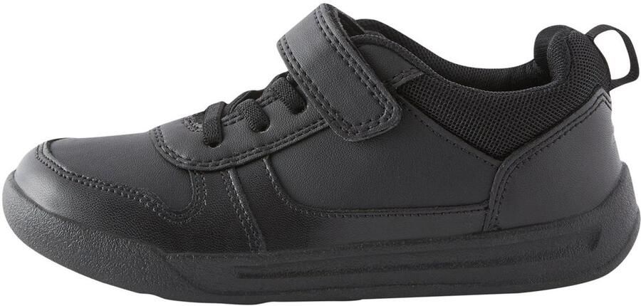 Next Jongens Schoolsneakers met elastische veters met brede pasvorm (G) Zwart