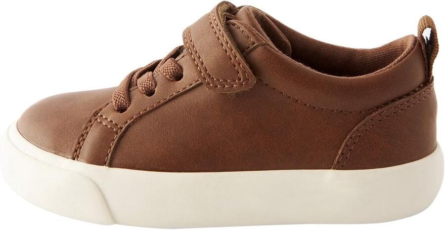 Next Jongens Sneakers met elastische veters en klittenbandsluiting brede pasvorm (G) Bruin