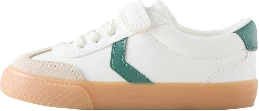 Next Jongens Sneakers met elastische veters en klittenbandsluiting brede pasvorm (G) Wit